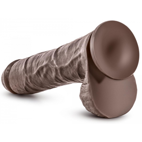 Realistischer Dildo Mr Savage Dr Skin 22 x5.5cm Braun