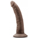 Dildo Realista de Pele Longa de Galo 17 x 4cm Castanho