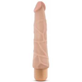 Vibe 1 Dr Skin dildo vibrante 18 x 4,5 cm