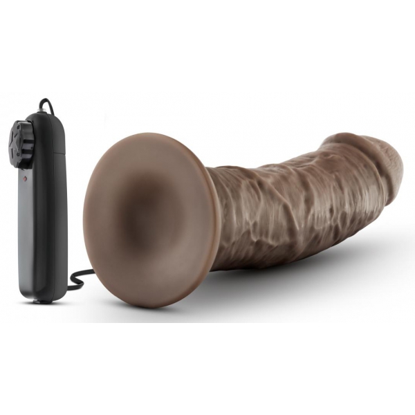 Consolador vibrador Dr. Joe Dr. Skin 19 x 4,7cm Marrón