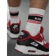 White Socks Sk8erboy Deluxe White-Red