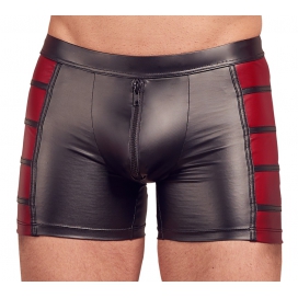 NEK VEGA Boxer lungo nero-rosso