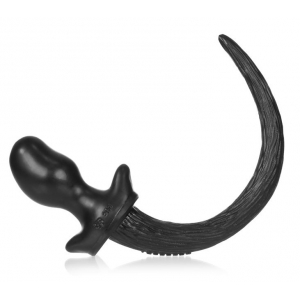 Oxballs Plug Puppy Tail Tail Pug 8 x 4.4cm Schwarz