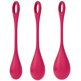 Satisfyer Kit d'entraînement Boules de Geisha YONI POWER 1 Rose