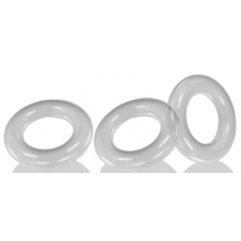 Oxballs Set of 3 Willy Rings Transparent