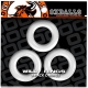 Lot de 3 cockrings Oxballs WILLY RINGS Blanc