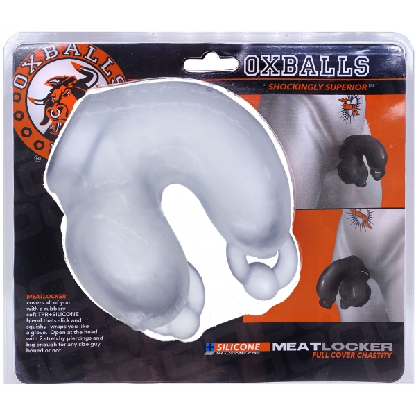 Oxballs MeatLocker Penis Sleeve 10 x 4cm Clear