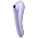 DUAL PLEASURE Connected Clitoral Stimulator Purple