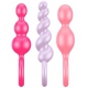 Kit 3 Silicone Booty Call Satisfyer 9.5 x 2.5cm Rozen