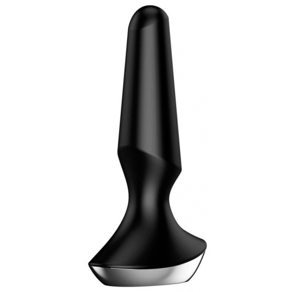 Ilicioso 2 Plug Anal Vibratório Satisfatório 10 x 3cm Preto