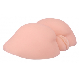 Perfect Toys Realistic Masturbator Buttocks Double Holes Vulva-Anus