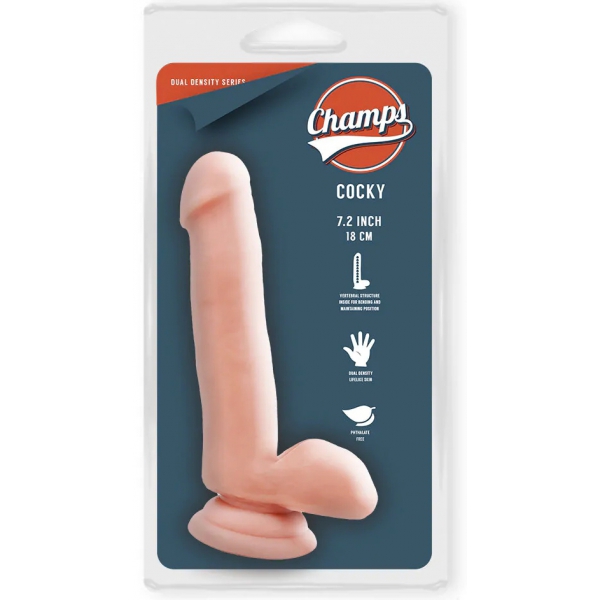 Realistischer Dildo Cocky Champs 14 x 4cm