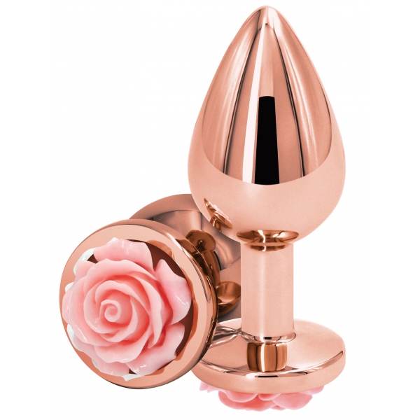 Plug Jewellery Rear M 7 x 3.4cm Pink-Rose