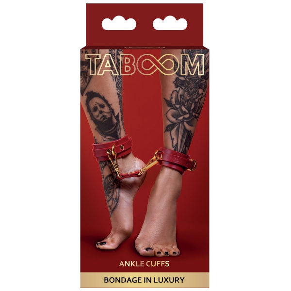 Red Taboom Ankle Cuffs