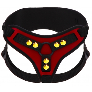 TABOOM Taboom Red Dildo Belt Harness