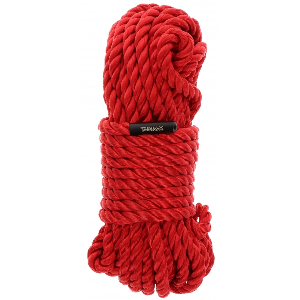 Bondage Rope Taboom 10M - 7mm Red