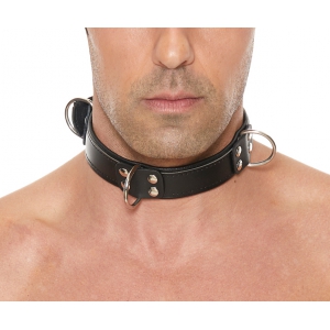 Ouch! Harness Deluxe Bondage Halsband Schwarz