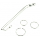 Benty M 15cm pierced urethra rod - Diameter 7.5mm