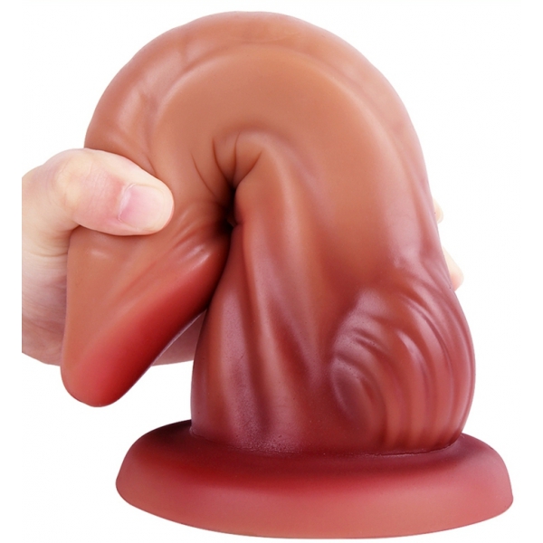 Colorful Silicone Realistic Dildo - Penguin Flesh