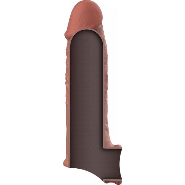 Viril XL V9 Penis Sleeve 15.5 x 4cm Latino