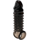 Viril XL V11 Kralen Penis Sleeve 15,5 x 4cm Zwart