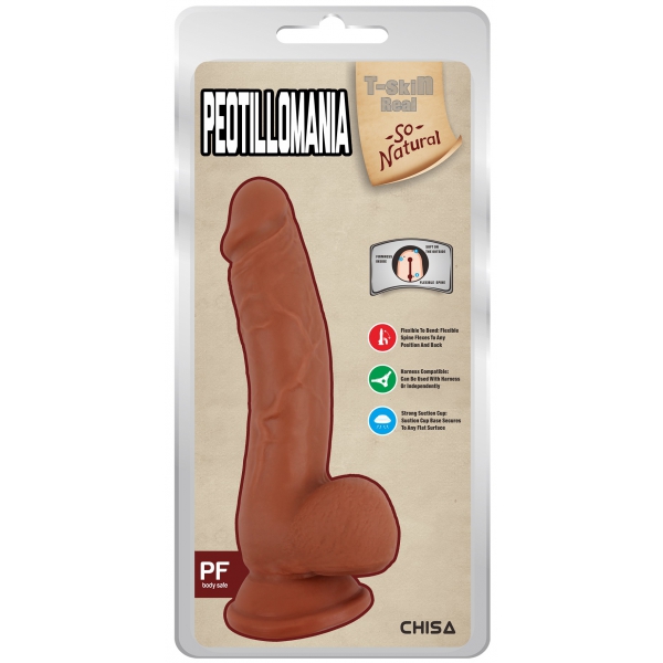 Peotillomania realistic dildo 14 x 4cm Latino