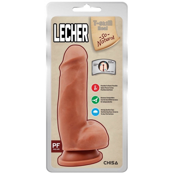 Realistischer Dildo Lecher 12 x 4.8cm Latino