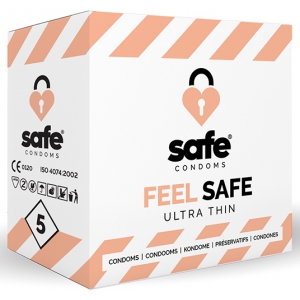 Safe Condoms Préservatifs fins FEEL SAFE x5