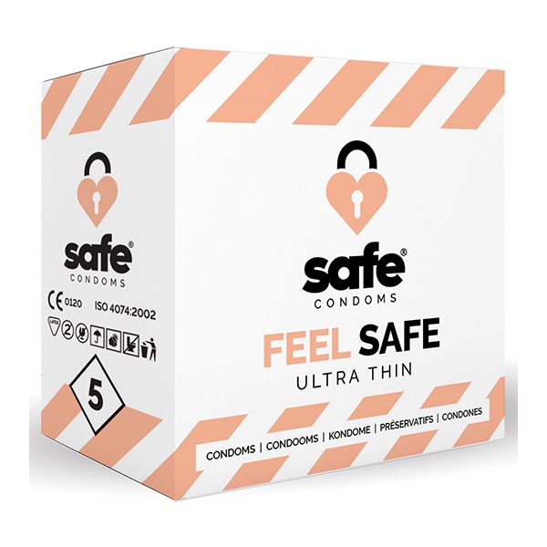 FEEL SAFE thin condoms x5