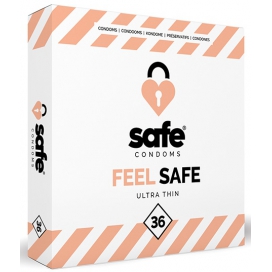 Safe Condoms Préservatifs fins FEEL SAFE x36