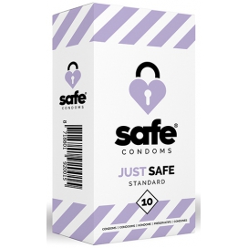 Latex condoms JUST SAFE x10