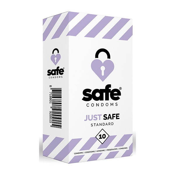 Preservativi in lattice JUST SAFE x10