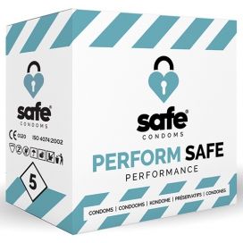 Safe Condoms Condones Retardantes PERFORM SAFE x5
