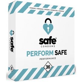 Safe Condoms PERFORM SAFE delaying condoms x36