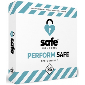 Safe Condoms PERFORM SAFE delaying condoms x36