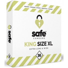 Preservativos King Size XL SAFE x36