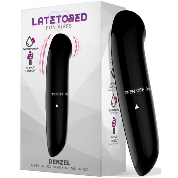 Denzel Clitoral Stimulator 13 x 2.8cm Black