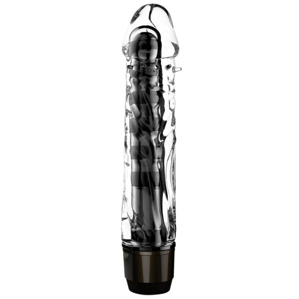 Vibrating Dildo Chris 14 x 3.3cm Clear