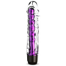 Consolador Vibrador Chris 14 x 3,3cm Morado