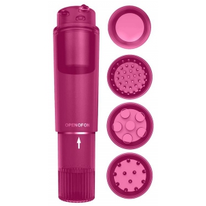 LATETOBED Heady Violet 4 Heads Vibrating Stimulator