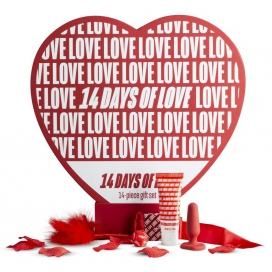 LoveBoxxx Geschenkset Herz 14 Tage - 14 Accessoires