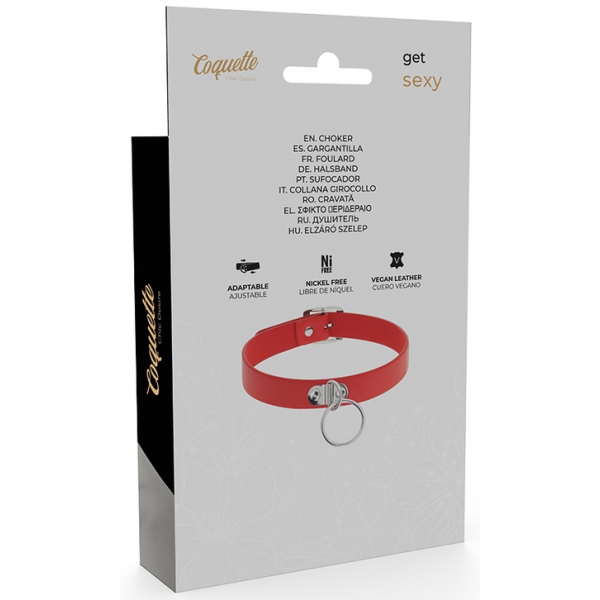 Coquette Ketting met Rode Ring
