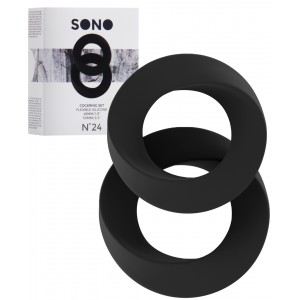 Sono 2er-Set Silikon-Cockrings SONO