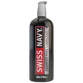 Swiss Navy Premium Silicone-Based Anal Lubricant - 473ml