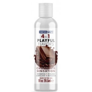 Swiss Navy Playful Lubricante comestible de chocolate juguetón 30ml