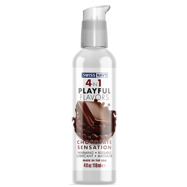 Lubricante comestible de chocolate juguetón 118ml