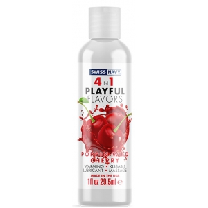 Swiss Navy Playful Lubrificante comestível de cereja brincalhão 30ml