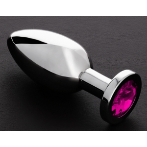 Triune Butty Jewel Plug L 9 x 3.8cm Roze