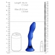 Dildo di vetro Gallant Blue 16 x 3,4 cm