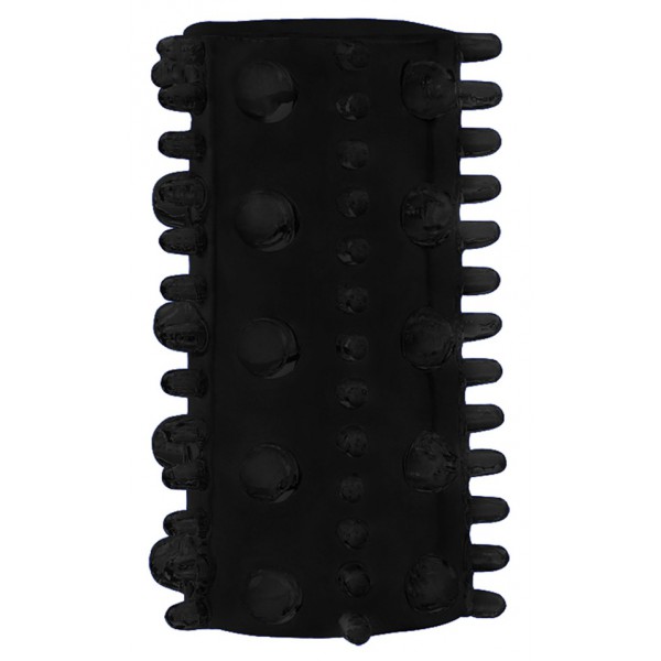 Texture Relief Penis Case Black